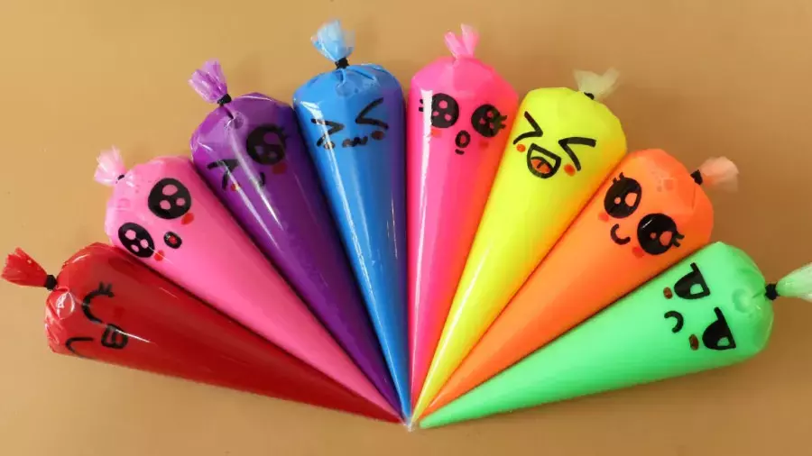 اسلایم بازی - آموزش ساخت اسلایم - میکس اسلایم لوله ای - اسلایم اسمر -اسلایم کودک