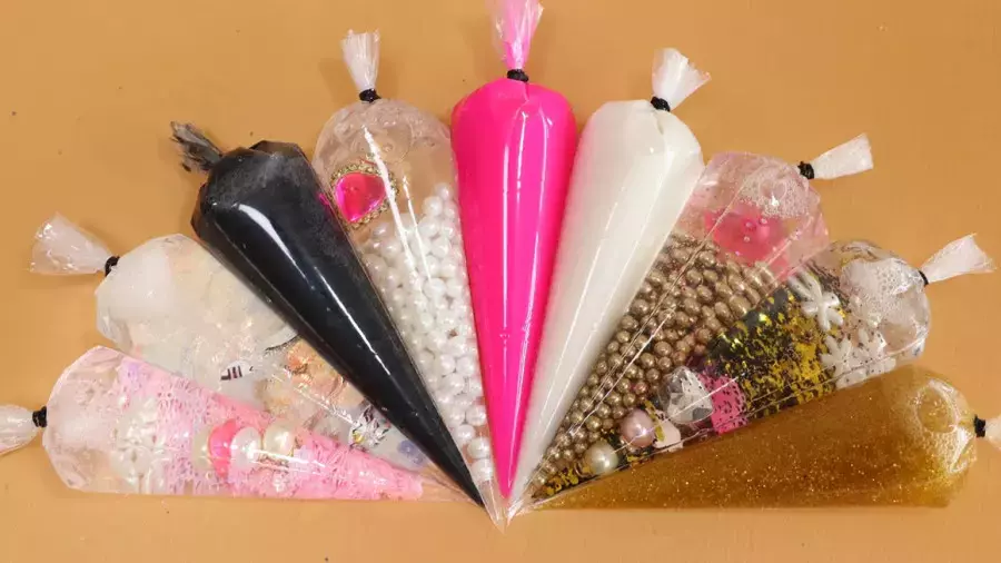 آموزش ساخت اسلایم - اسلایم بازی جدید - میکس اسلایم لوله ای - اسلایم اسمر