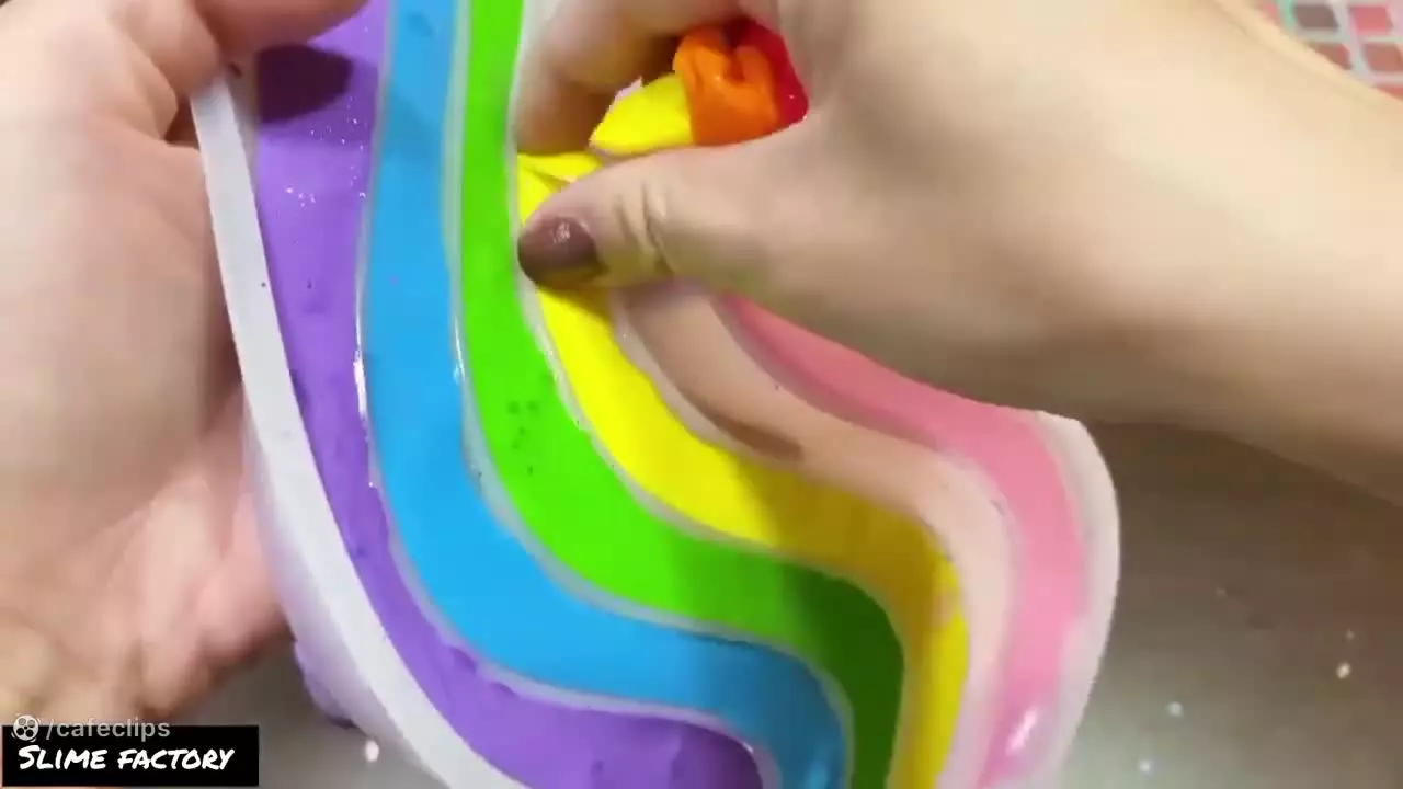 آموزش ساخت اسلایم - اسلایم بازی کودکانه - اسلایم رنگی - اسلایم بازی جدید