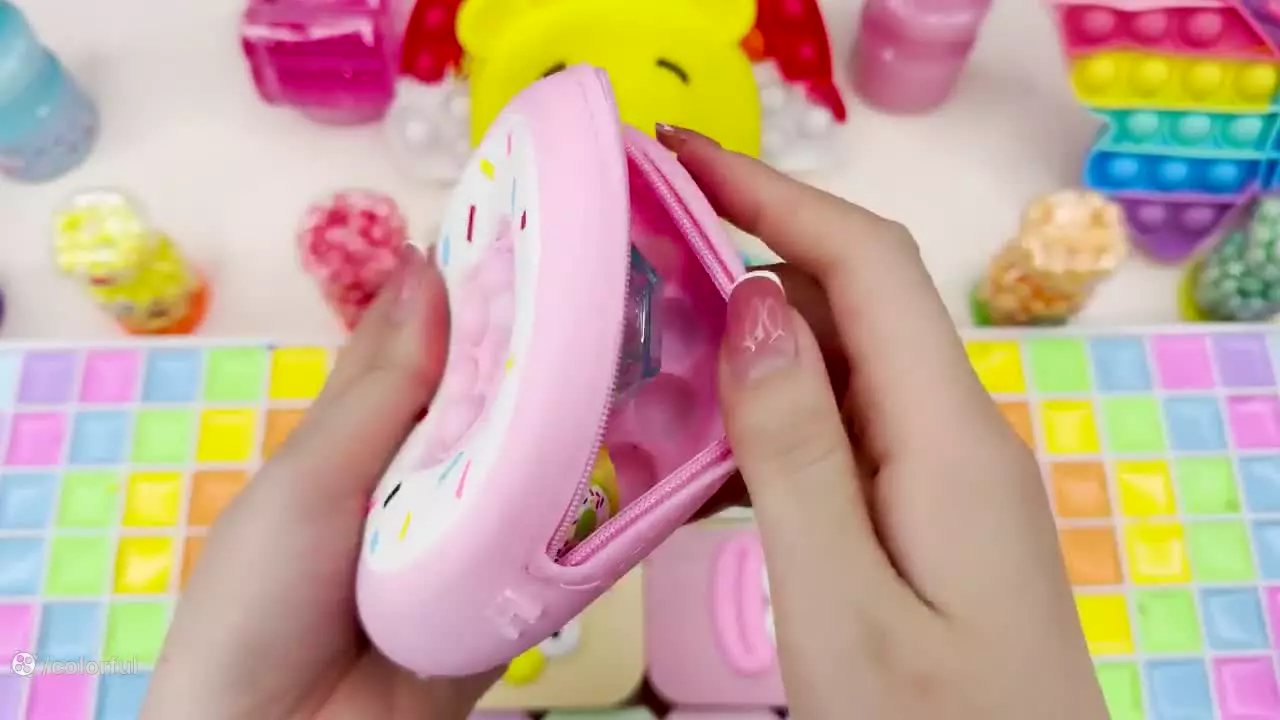 آموزش ساخت اسلایم - کودک اسلایم - اسلایم اسمر - اسلایم بازی -میکس اسلایم کالرفول