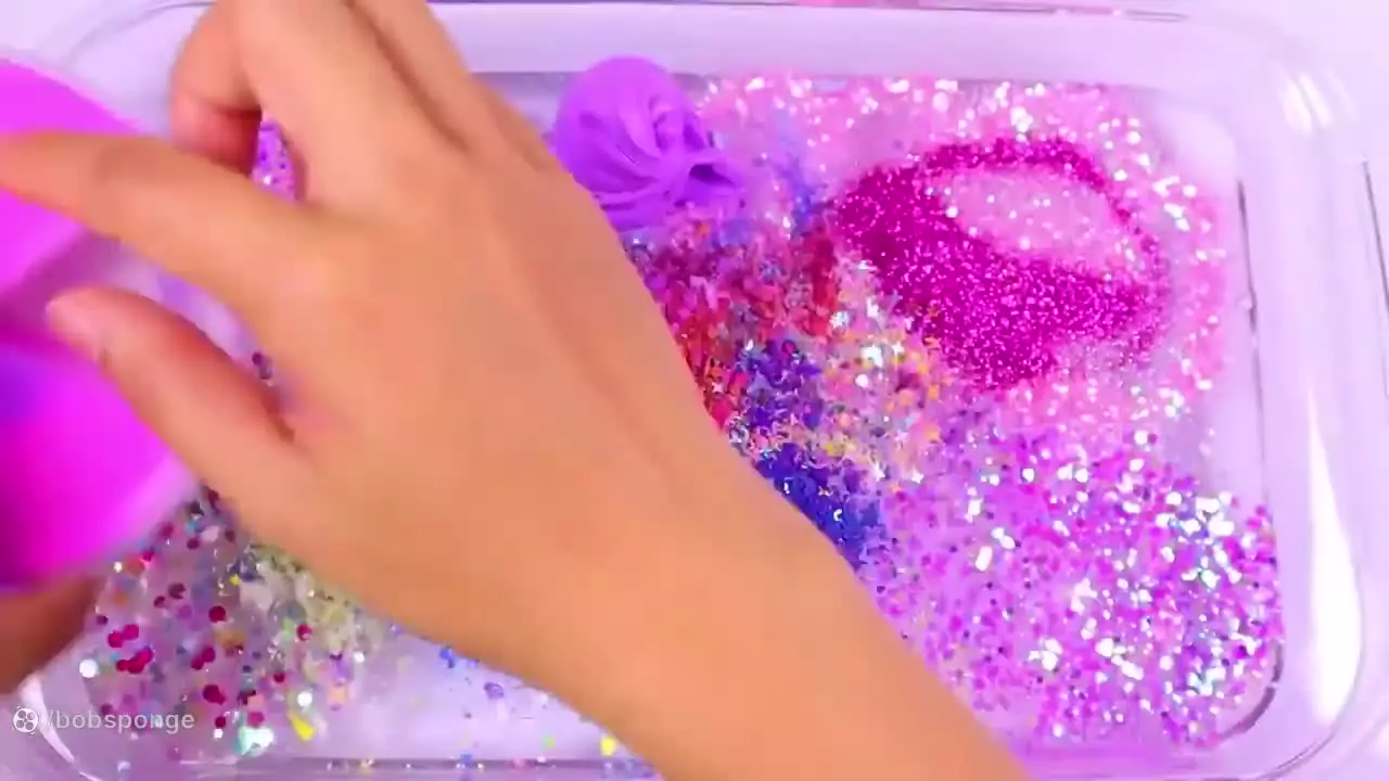 اسلایم بازی کودکانه جدید _ ترکیب کردن اسلایم کرومی _ آموزش ساخت اسلایم شفاف