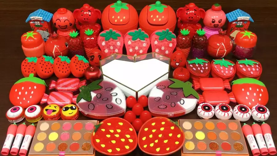 آموزش ساخت اسلایم؛ اسلایم بازی جدید؛ اسلایم توت فرنگی، اسلایم اسمر