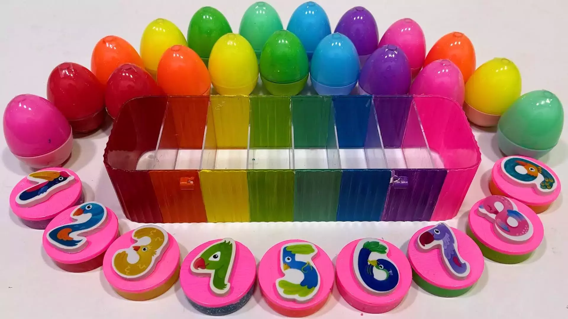 آموزش ساخت اسلایم | اسلایم بازی جدید | ترکیب کردن اسلایم ژله رنگی رنگی