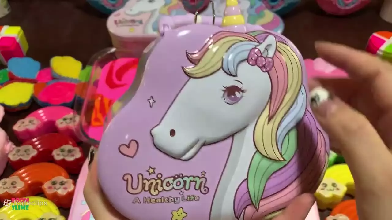 اسلایم بازی جدید ، آموزش ساخت اسلایم رنگی رنگی ، مخلوط کردن اسلایم ، اسلایم رنگی