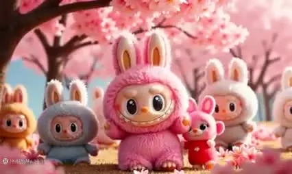 انیمیشن لبوبو با دوستان | داستان بامزه تولد لبوبو