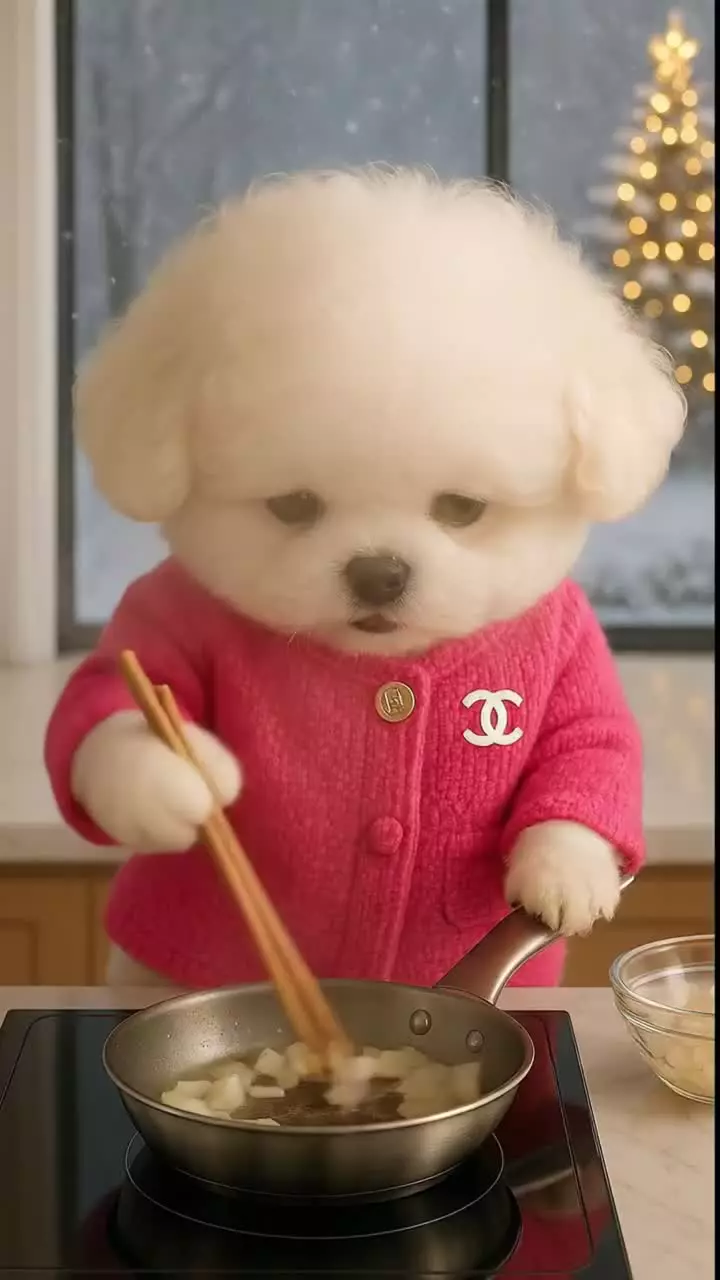 آشپزی هاپو کوچولوی بامزه