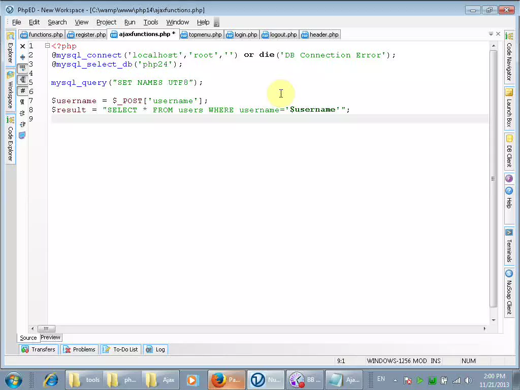 ساخت CMS ساده با زبان PHP و MySQL - قسمت 12