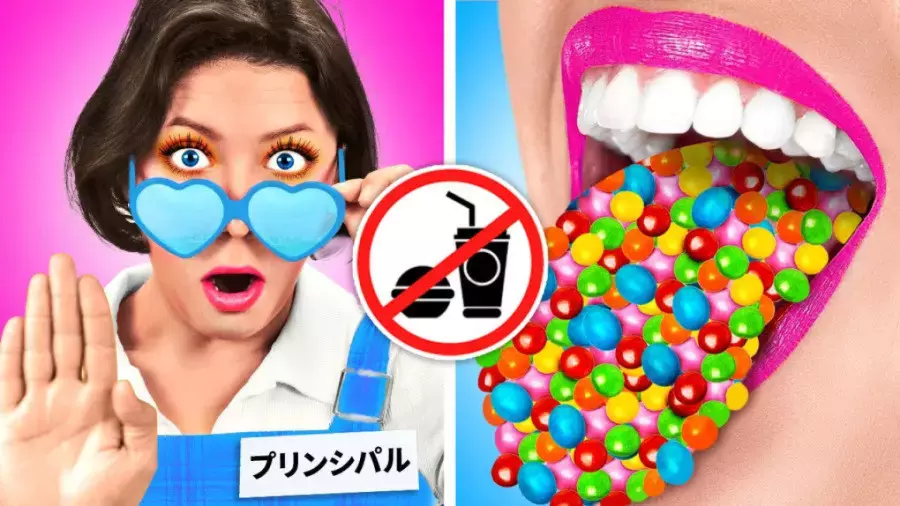 چالش غذا مولتی دو طولانی خنده‌دار: اسمر فود و دونا در یک میز بزرگ غذا