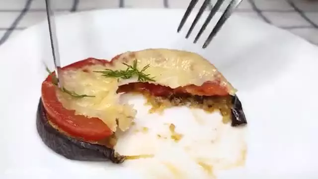 یک غذای فوری و خوشمزه با بادمجان