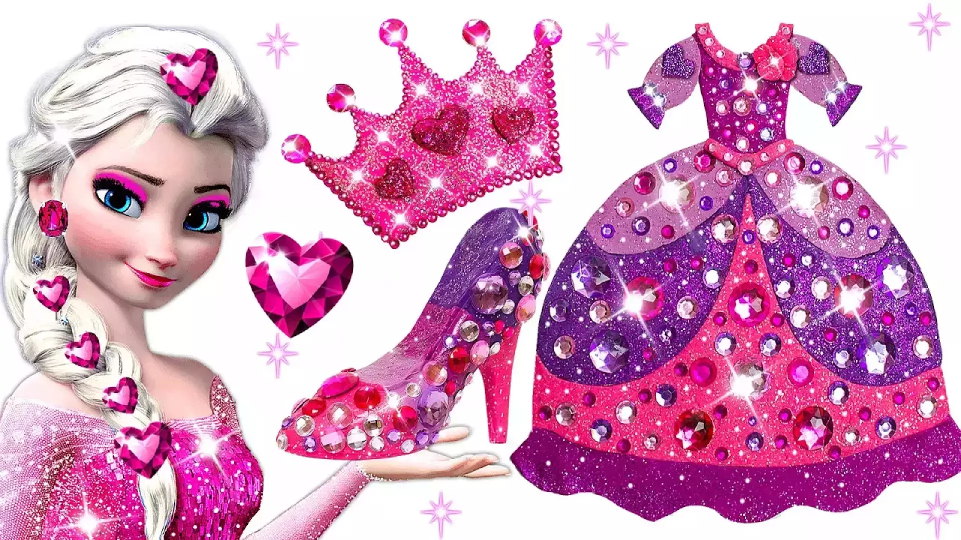 ملکه السا - السا - السای فروزن - خمیر بازی السا