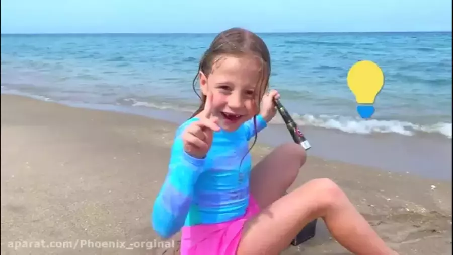 برنامه کودک ناستیا و بابایی و ناستیا و استیسی | بازی در ساحل