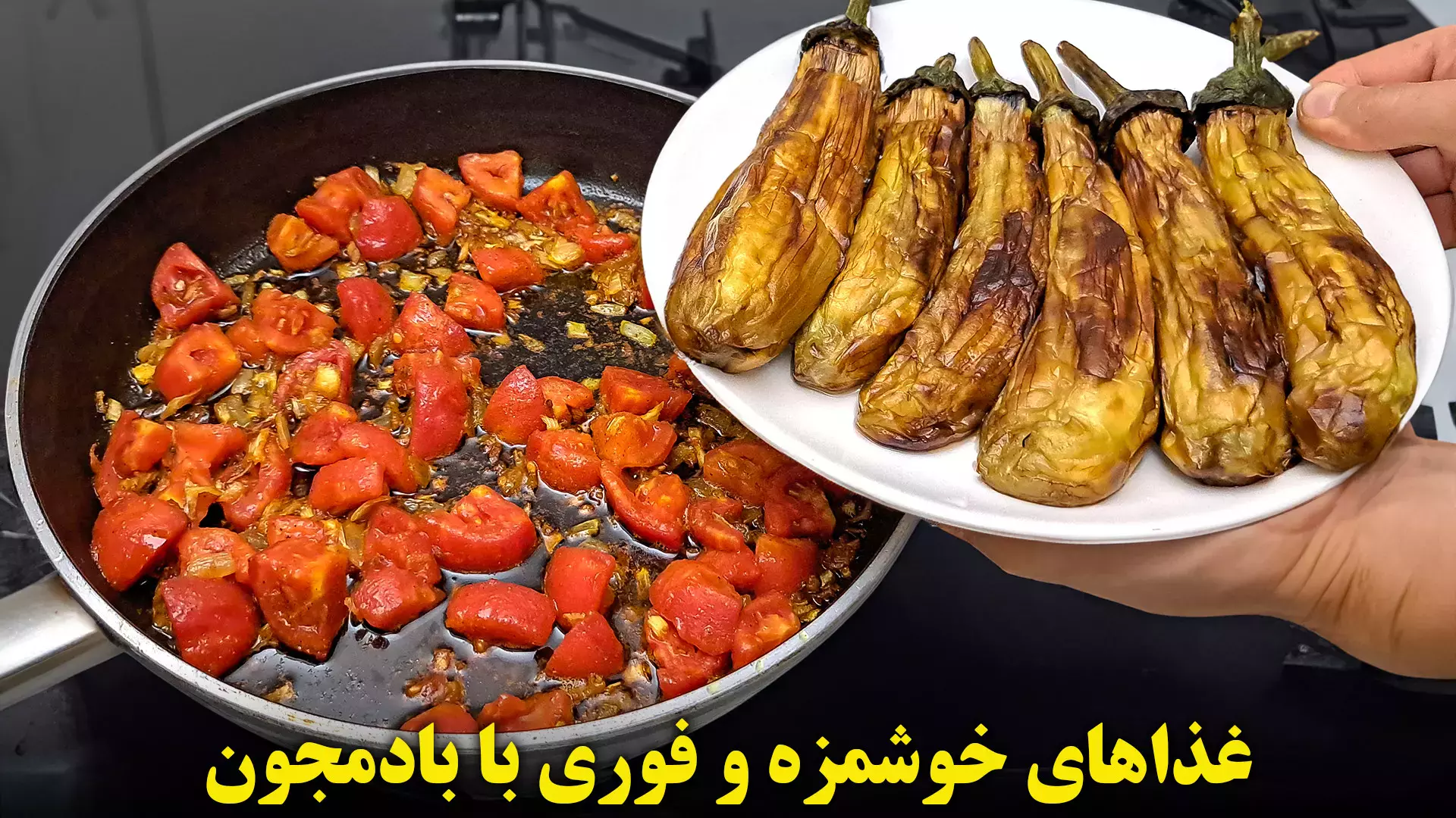 سه نوع غذای فوری و خوشمزه با بادمجان