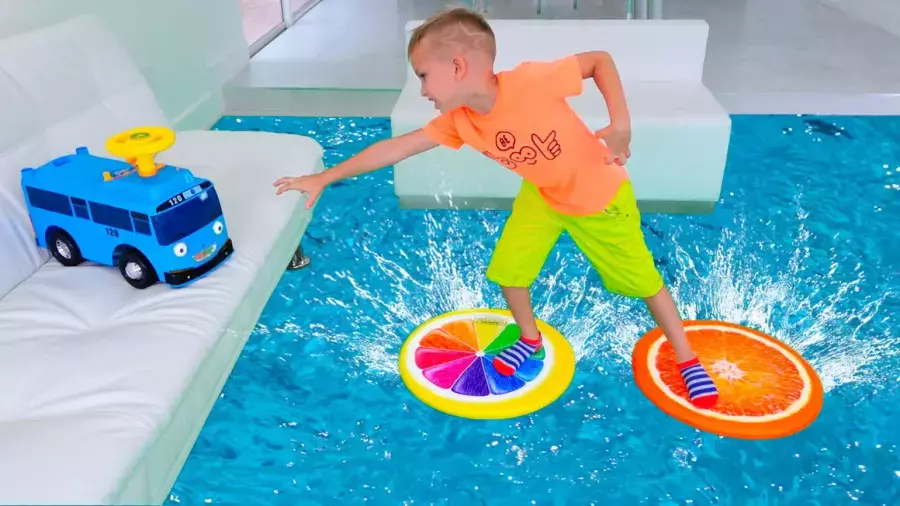 ولاد و نیکی-چالش نجات مینی بوس -کارتون ولاد ونیکی جدید-برنامه کودک ولادو نیکی