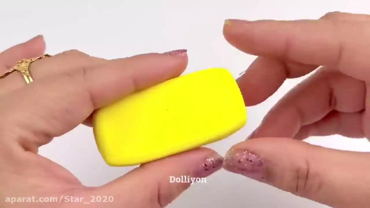 بازی با خمیر بازی ::: ساخت وسایل رنگین کمانی