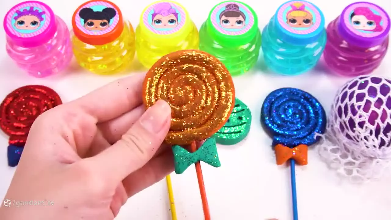 بازی با خمیر بازی های رنگی عروسکی / ساخت خمیر اسلایم / سرگرمی کودک