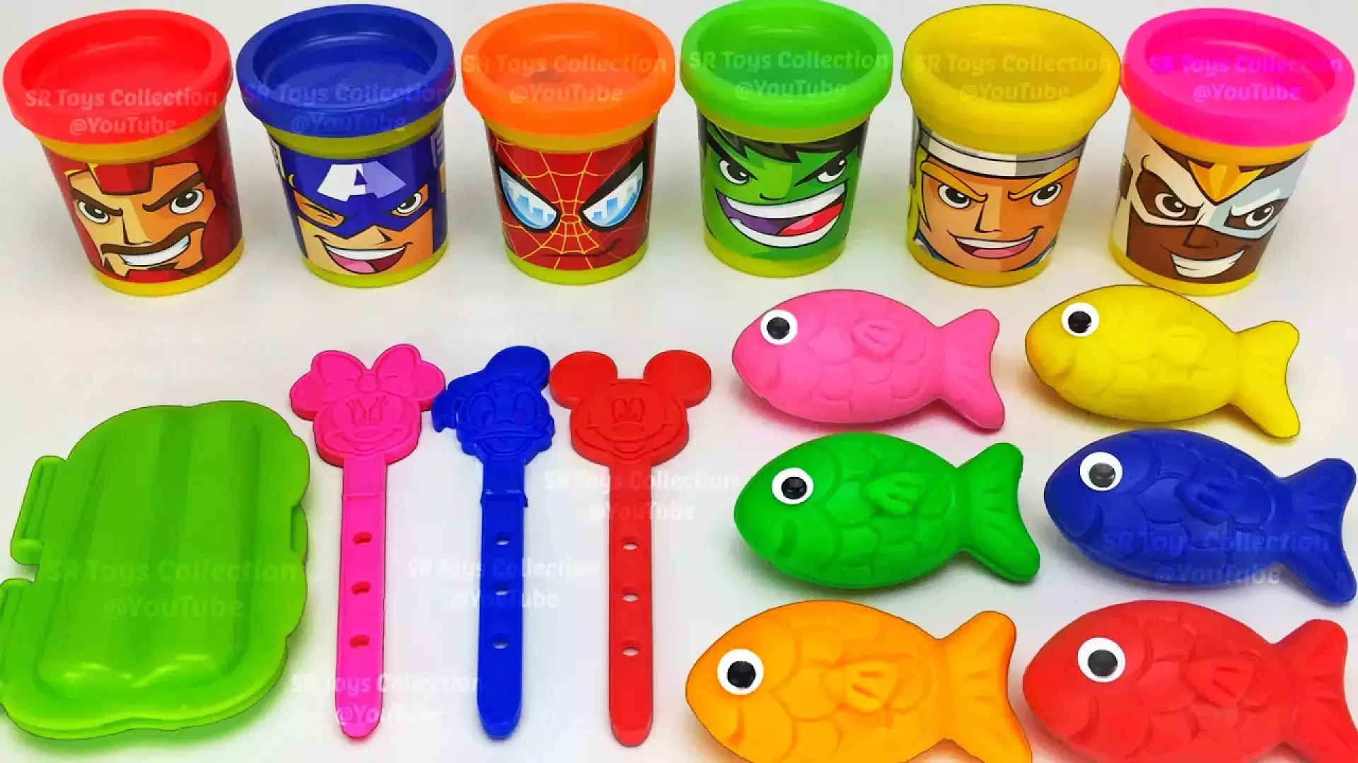 خمیربازی ، آموزش رنگها با خمیر ، ساخت بستنی رنگین کمانی