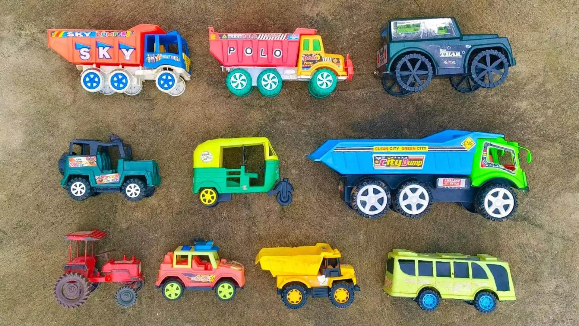 بیل مکانیکی اسباب بازی ، ماشین های پلیس بازی ، بولدوزر داستان های خنده دار