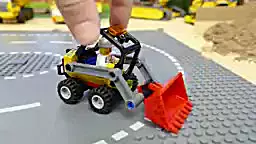 ماشین بازی کودکانه : بولدوزر کامیون و جرثقیل