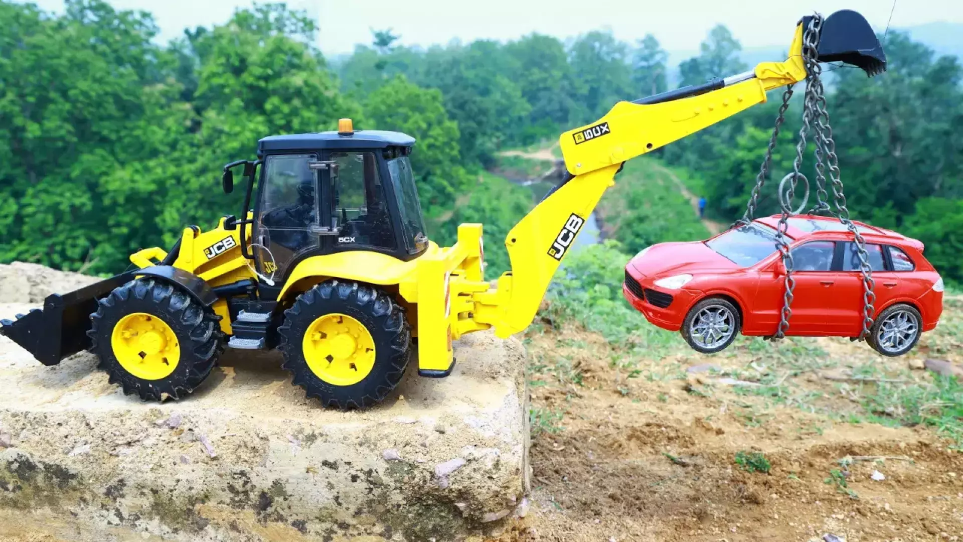 بیل مکانیکی اسباب بازی ، ماشین های پلیس بازی ، بولدوزر داستان های خنده دار