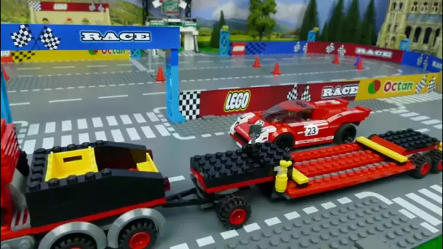 بازی و سرگرمی کودک / ماشین بازی کودکان با داستان بولدوزر و میکسر بتن