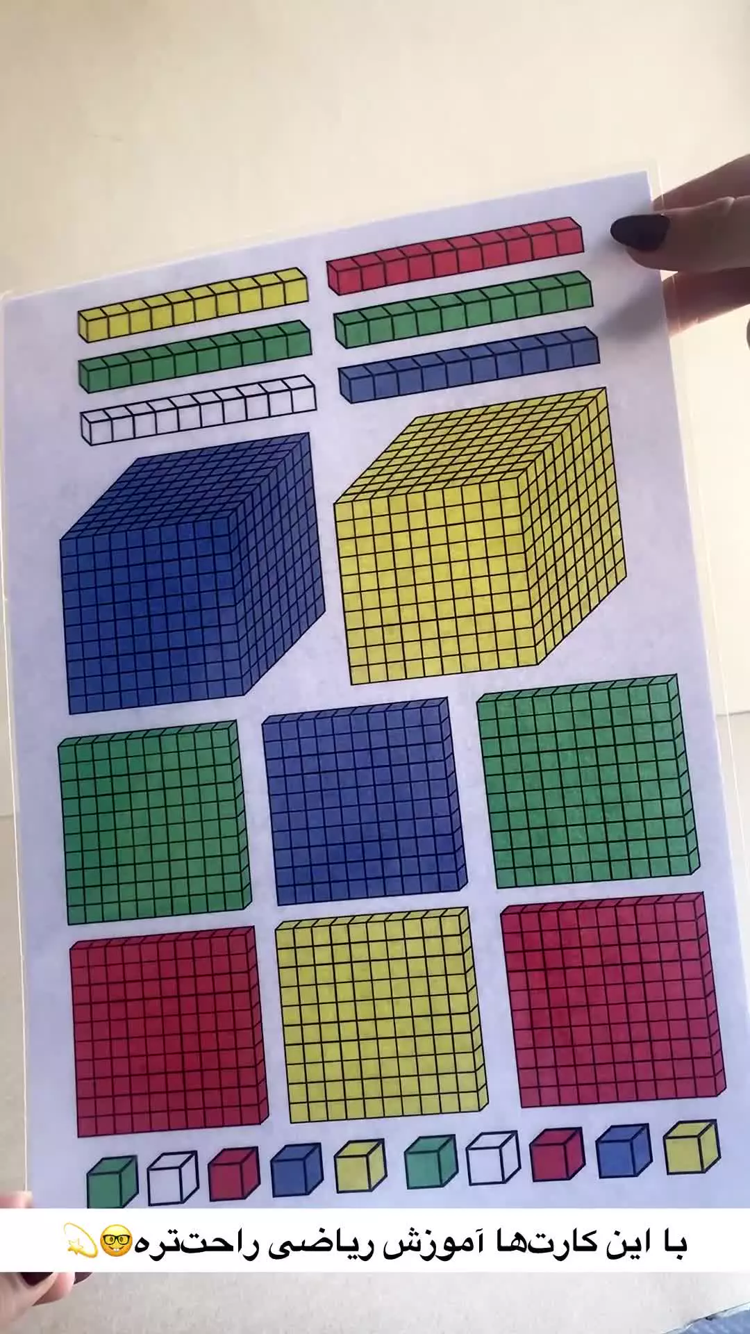 اموزش اعداد با کارت کوئیزنر