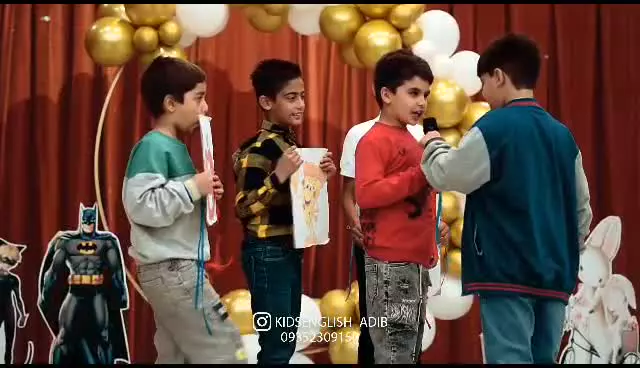 جشن فارغ التحصیلی آکادمی زبان ادیب با اجرای حرفه ای رزیتا دغلاوی نژاد "برترین مجری کودک"