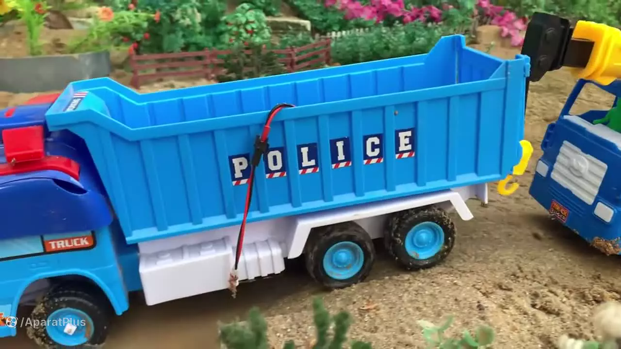 وسایل نقلیه ساختمانی بیل مکانیکی ، ماشین بازی بولدوزر ، اسباب بازی ها