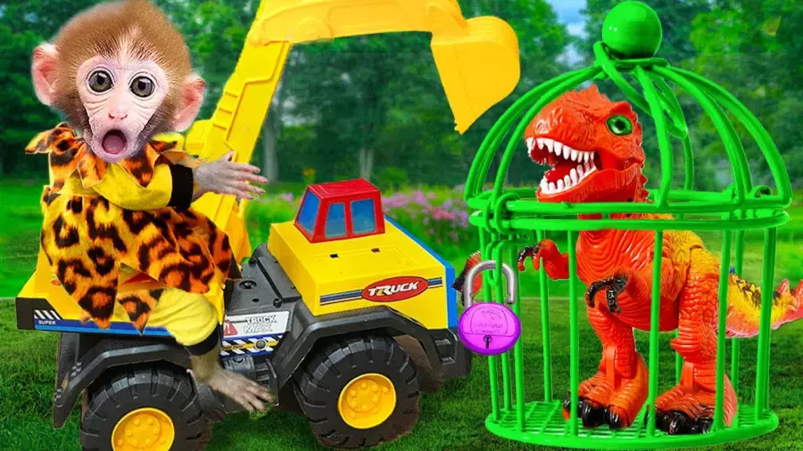 کارتون بچه میمون طولانی و جدید برای کودکان کنجکاو خنده دار