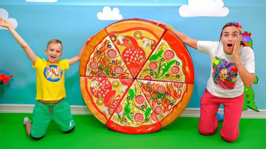 ولاد و نیکی جدید چالش در کافه برنامه کودک ولاد و نیکی ولاد نیکیتا طولانی