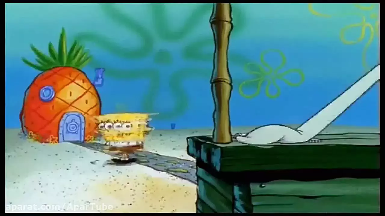 باب اسفنجی جدید.دستگاه تمیز کننده.کارتون کودک.باب اسفنجی