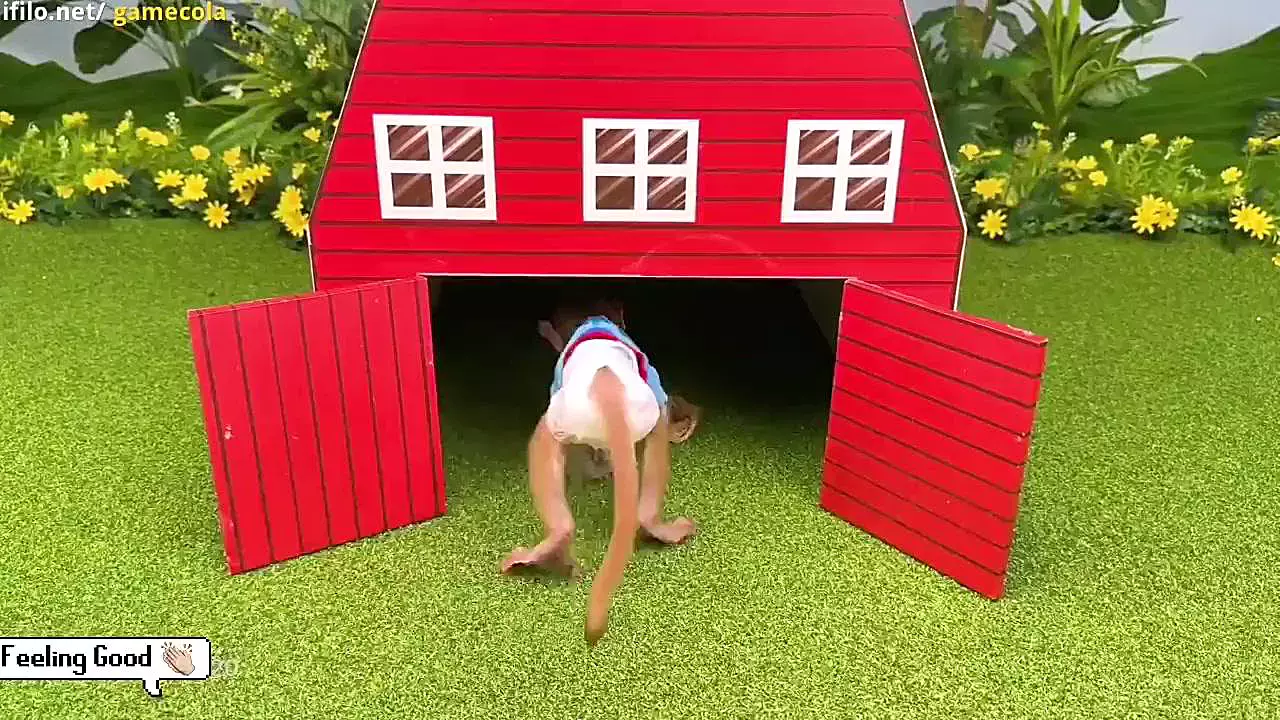 بچه میمون بازیگوش و دوستانش در خانه جنگلی ماجراجویی خنده‌دار