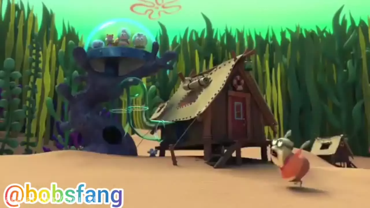 کارتون کودک.باب اسفنجی.باب اسفنجی.گری در اردو.انیمیشن جدید