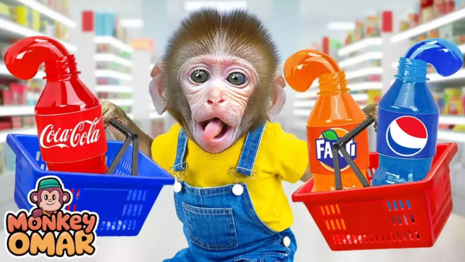 برنامه کودک میمون کوچولو و یادگیری رنگ‌ها با موز رنگی