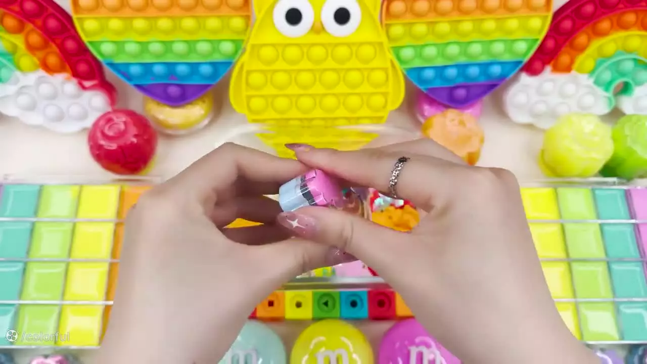 اسلایم اسمر کالرفول جدید – سرگرمی ساخت اسلایم برای کودکان و بانوان