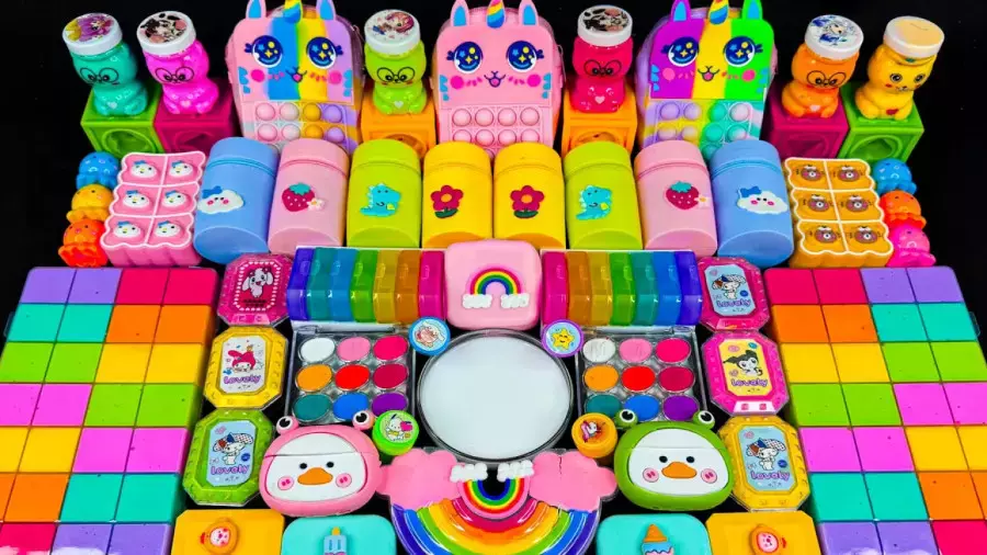 اسلایم بازی طولانی کالرفول – آموزش ساخت اسلایم و خنده‌دار