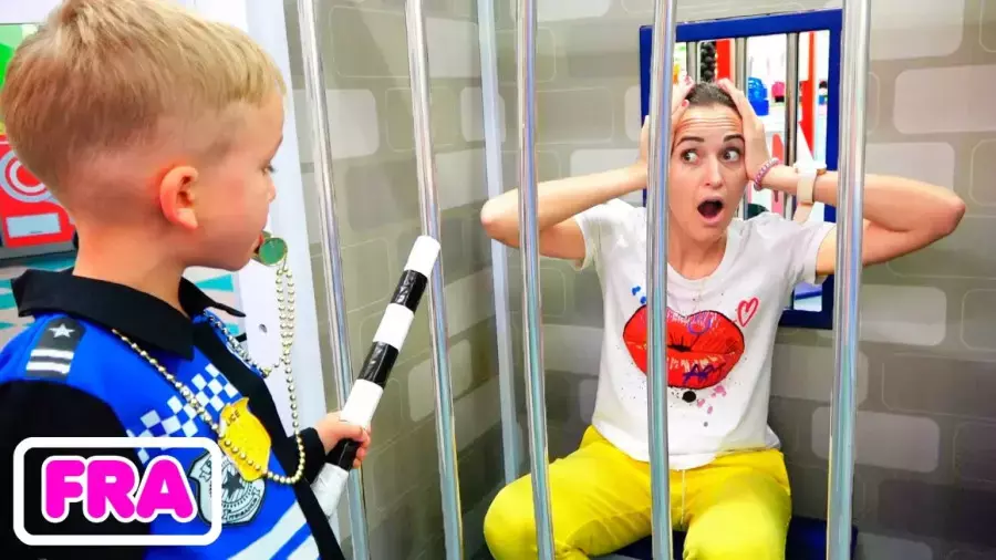 برنامه کودک ولاد و نیکی - چالش پلیس و زندانی - ولادو نیکی - سرگرمی ولاد نیکی