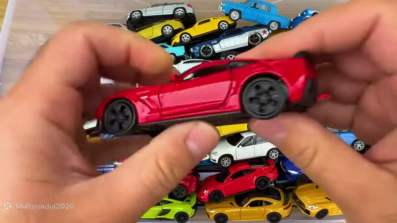 ماشین های رنگی برای کودکان _ برنامه کودک ماشین بازی کودکانه