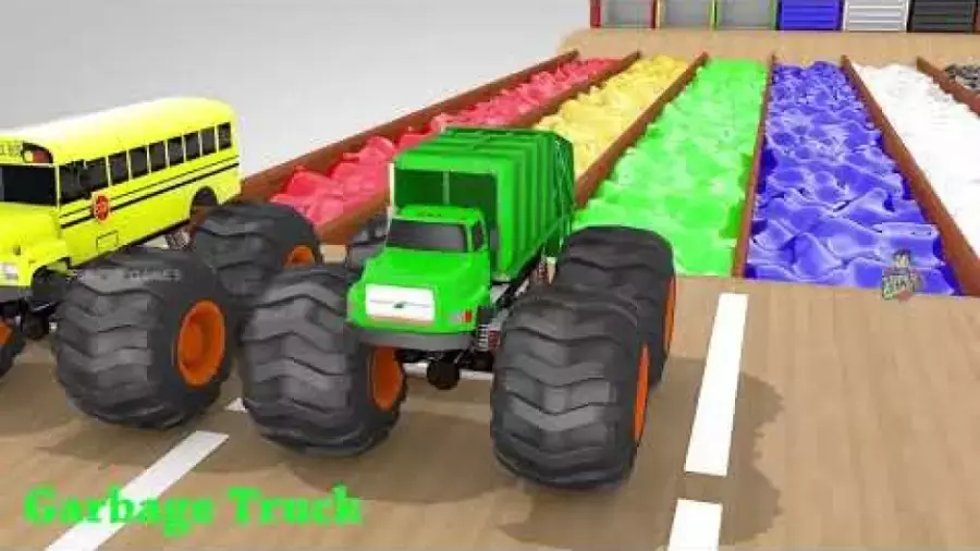 برنامه کودک ماشین بازی _ با داستان درياچه رنگی