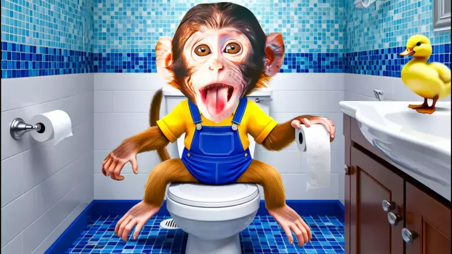 کارتون شاد میمون کوچولو برای کودکان | تماشای آنلاین رایگان