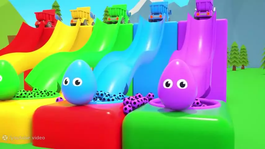 برنامه کودک ماشین بازی - کارتون شهر ماشین ها - ماشین بازی با رنگ