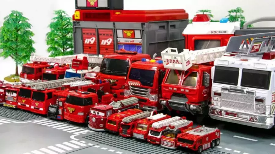 برنامه کودک ماشین بازی - ماشین های آتش نشانی