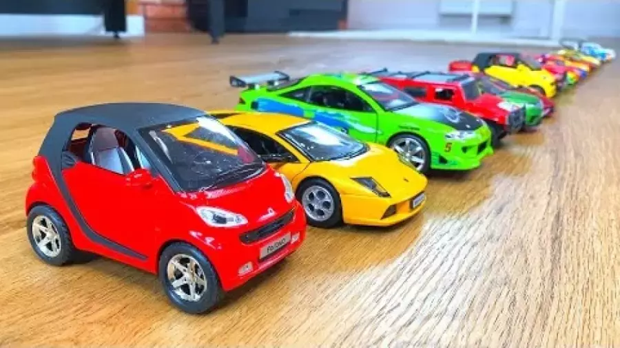 برنامه کودک ماشین بازی _ کارتون زیبای ماشین های رنگی اسباب بازی