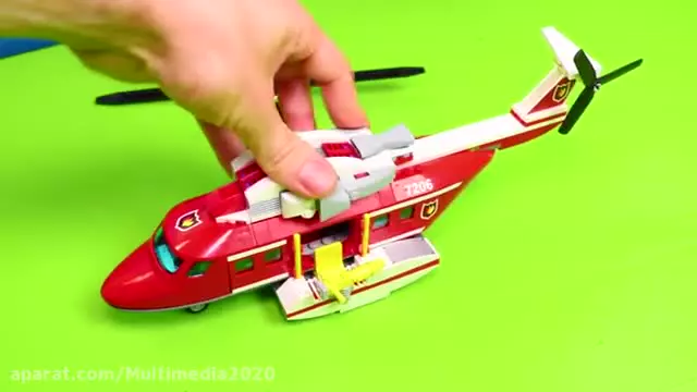 برنامه کودک ماشین بازی _ با داستان آتش سوزی ماشین ها