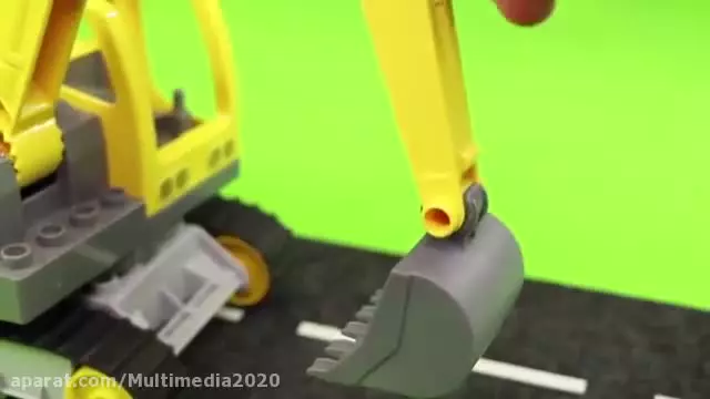 برنامه کودک ماشین بازی _ با داستان ساخت و ساز جاده