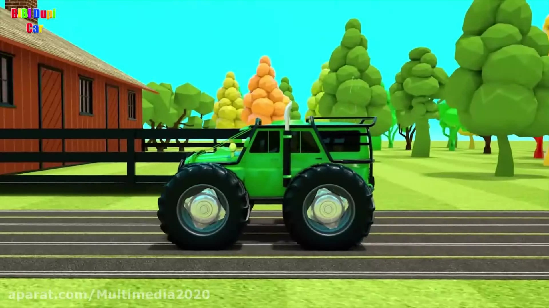 برنامه کودک ماشین بازی _ آموزش رنگ ها با ماشین های پلیس