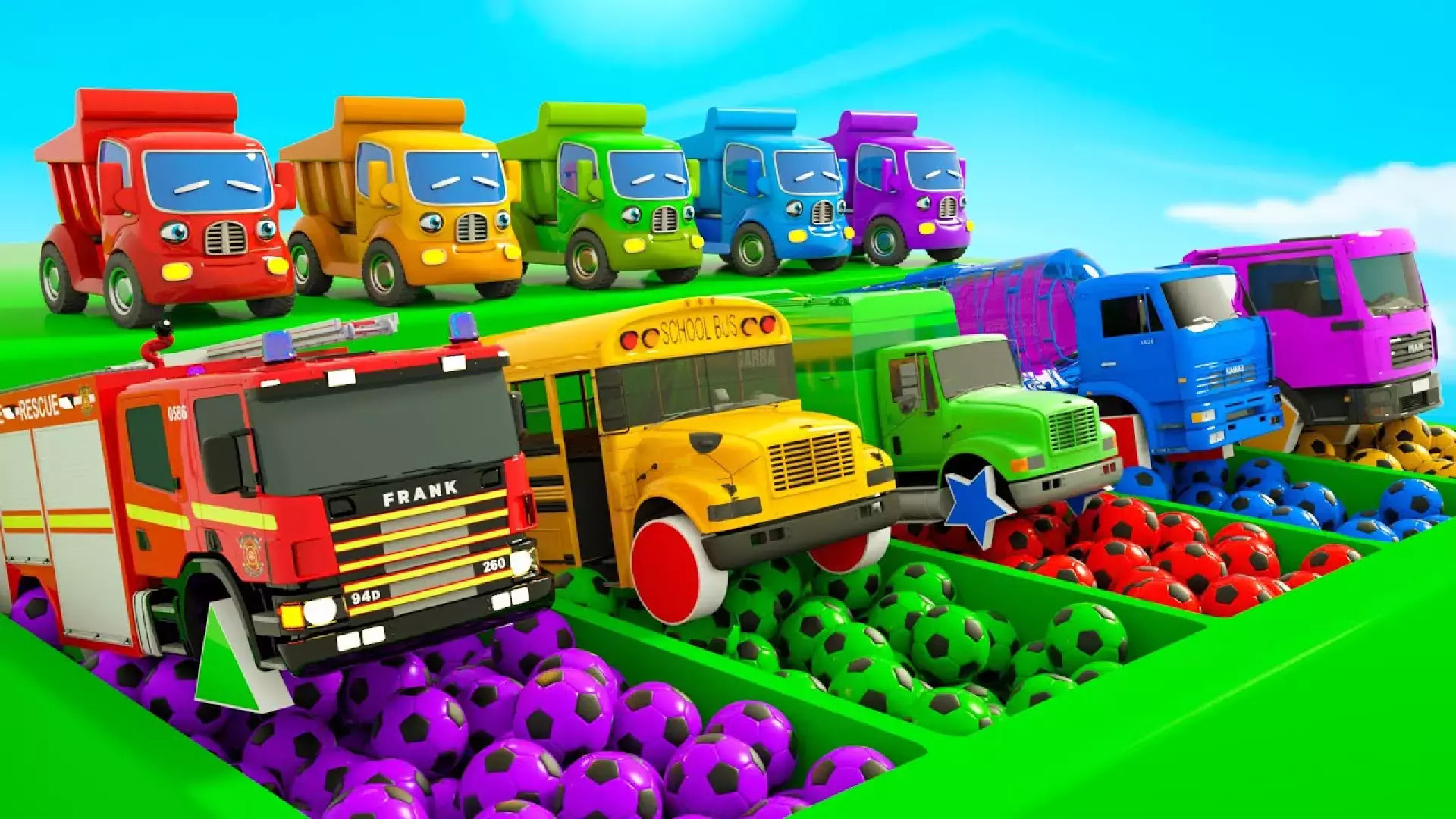 برنامه کودک ماشین بازی :: ماشین رنگی :: تفریحی و سرگرمی ماشین بازی