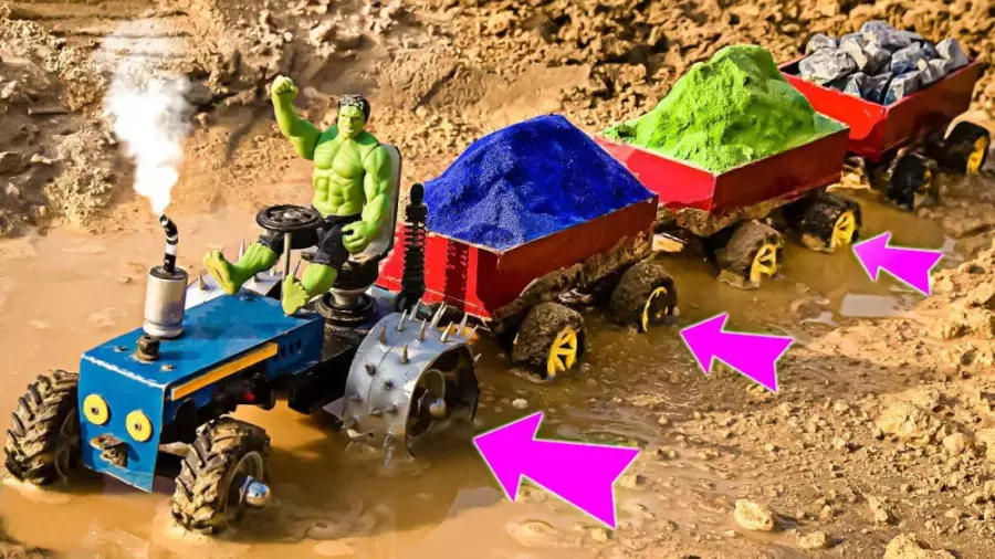 برنامه کودک ماشین بازی - وقتی مصالح جا به جا می شوند - کارتون برنامه کودک