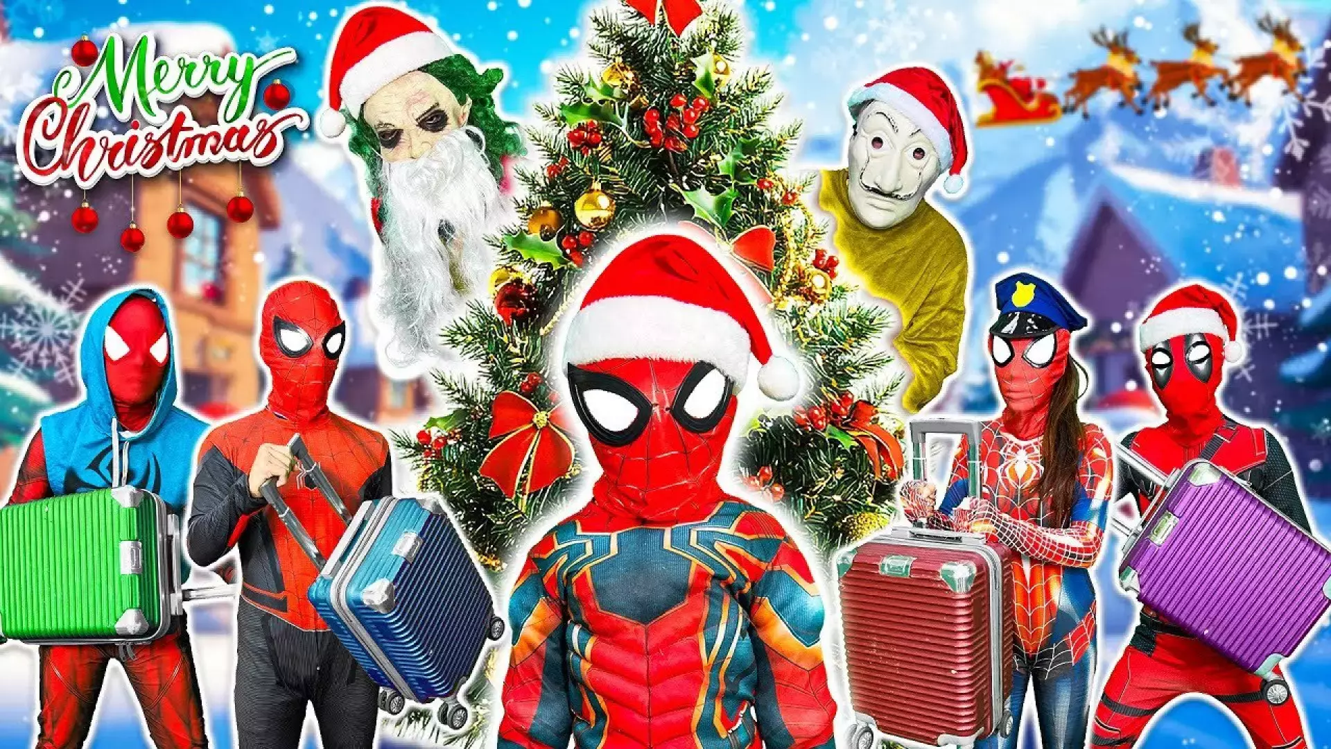 برنامه کودک نبرد مرد عنکبوتی | اسپایدرمن و جشن کریسمس