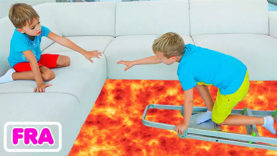 ولاد و نیکی - چالش آتش بازی -برنامه کودک ولادو نیکی جدید-سرگرمی کودک کارتون ولاد