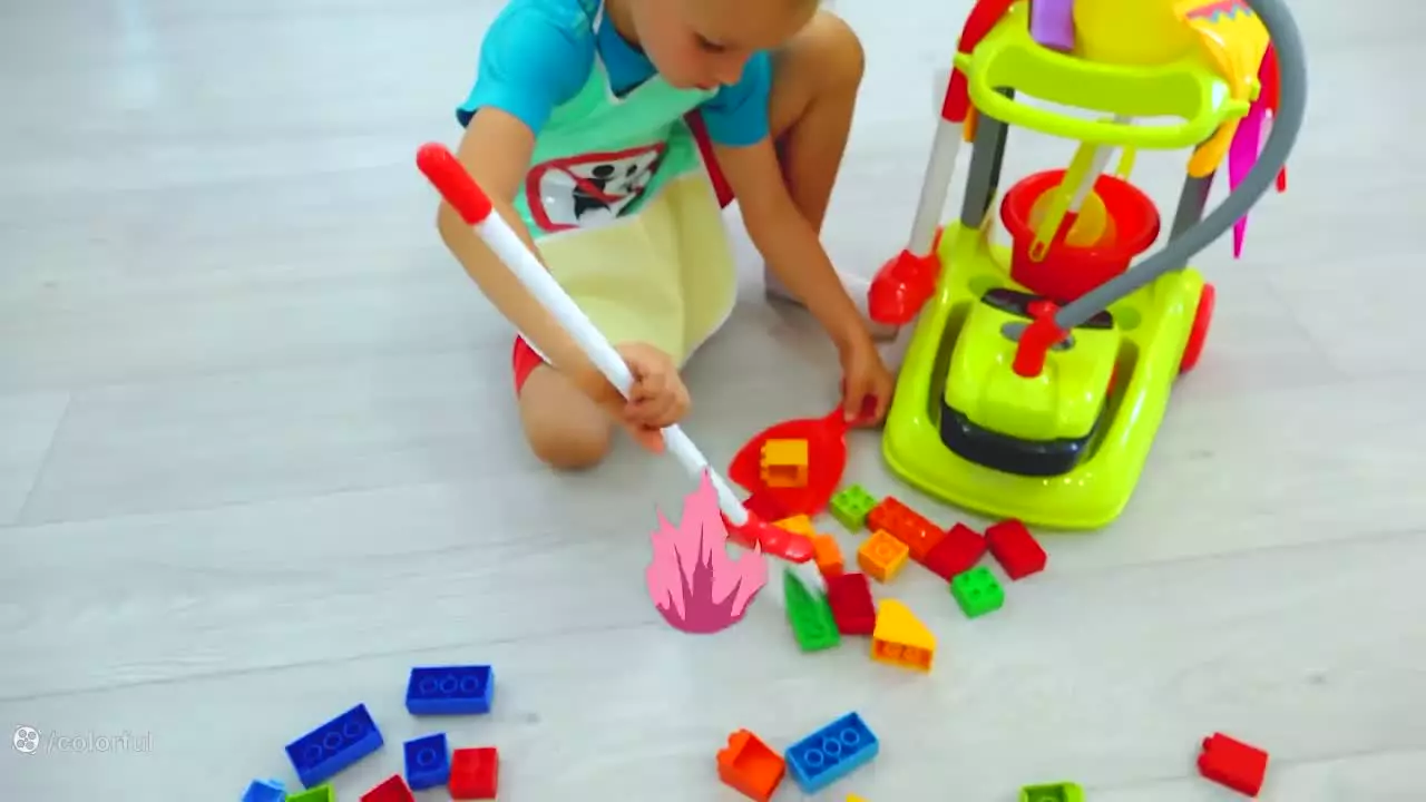 ولاد و نیکی-چالش نظافت کردن-برنامه کودک ولادو نیکی جدید-سرگرمی کودک کارتون ولاد